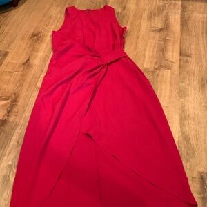 SHEIN Red Tulip Bottomed Dress